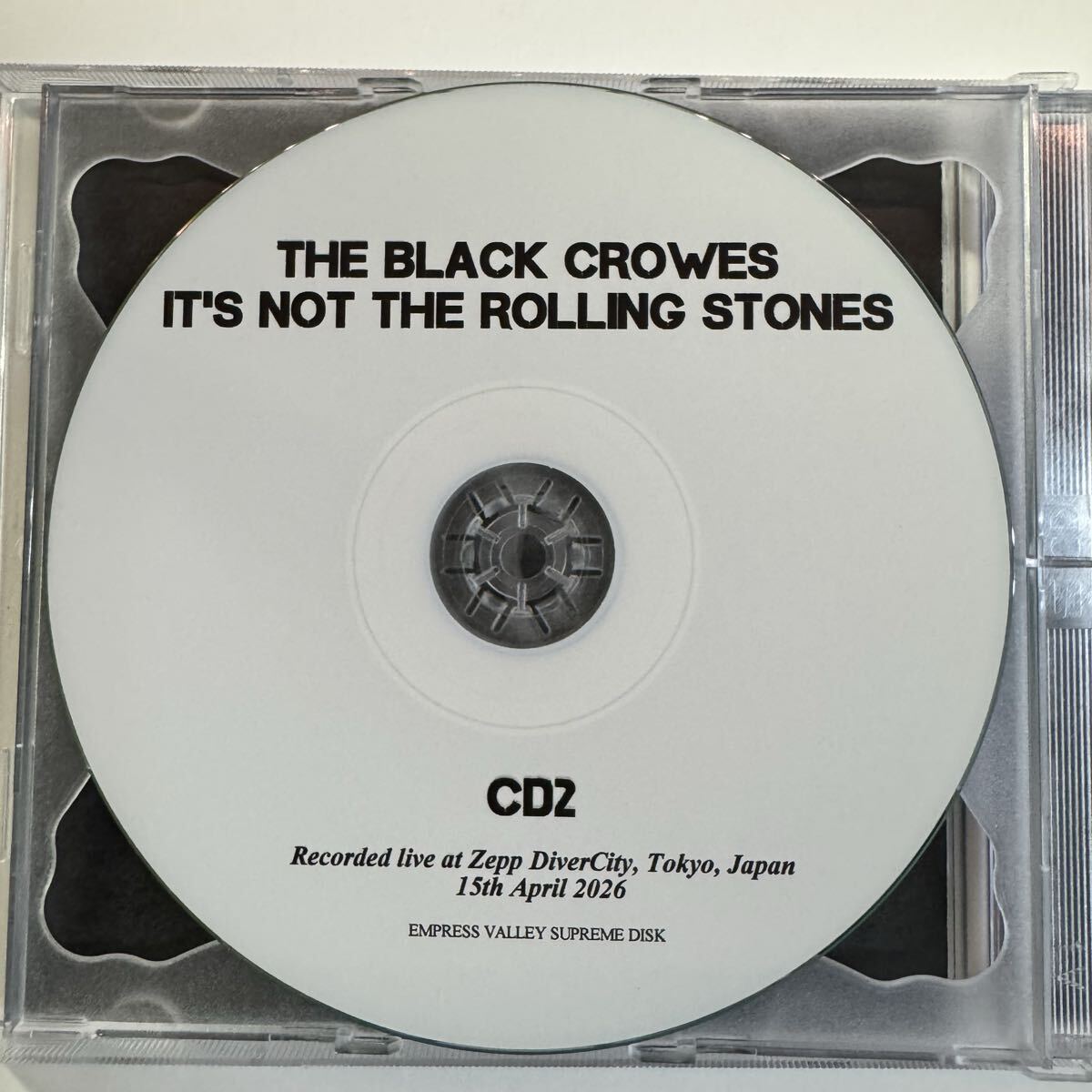 THE BLACK CROWES / IT’S NOT THE ROLLING STONES 2026/04/15 TOKYO SECOND NIGHT (2CD)