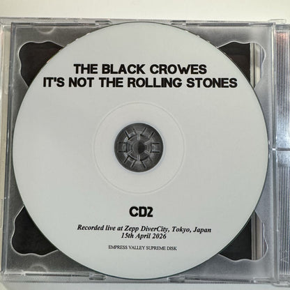 THE BLACK CROWES / IT’S NOT THE ROLLING STONES 2026/04/15 TOKYO SECOND NIGHT (2CD)