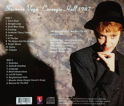 Suzanne Vega / Carnegie Hall 1987 (2CDR)