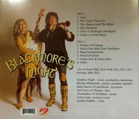 Blackmore's Night / New York 2022 (2CDR)