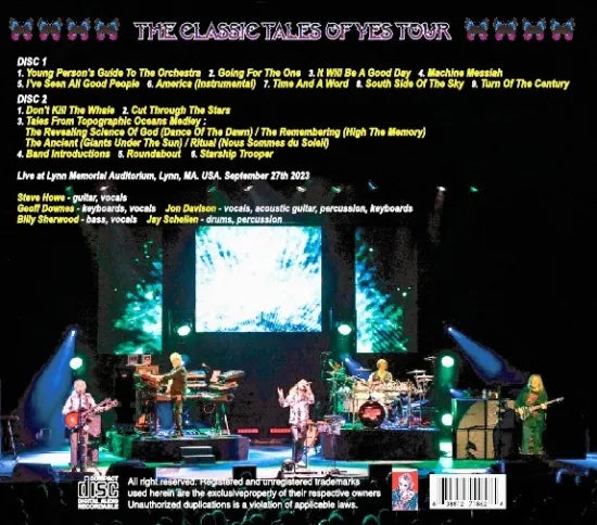 YES / Lynn Memorial Auditorium 2023 (2CDR)