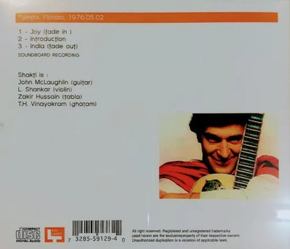SHAKTI / JOHN McLAUGHLIN / FLORIDA 1976 SOUNDBOARD (1CDR)