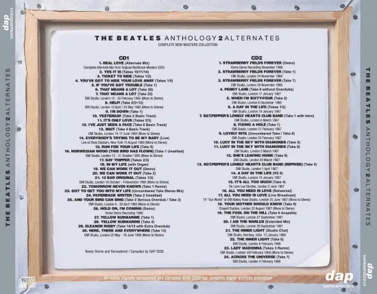 THE BEATLES / ANTHOLOGY ALTERNATES 1-4 SET COMPLETE NEW MASTERS THE BEATLES / ANTHOLOGY ALTERNATES 1-4 SET COMPLETE NEW MASTERS