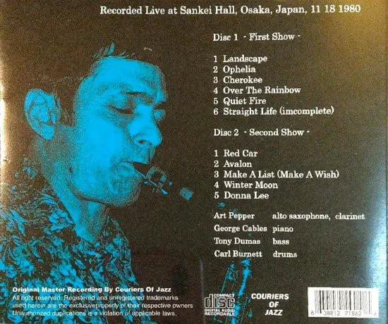 ART PEPPER / I’ll Remember You 1980 (2CD)