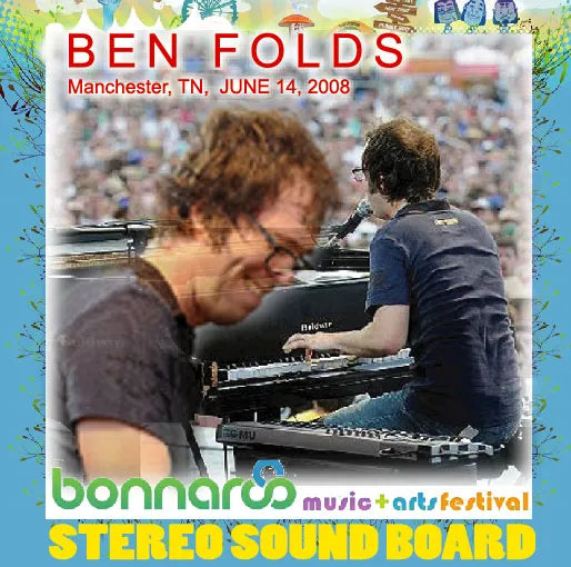 BEN FOLDS / BONNAROO 2008 SOUNDBOARD (1CD)