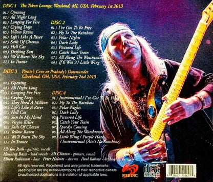 ULI JON ROTH / Legendary Guitar Player Formerly Of SCORPIONS (4CDR)