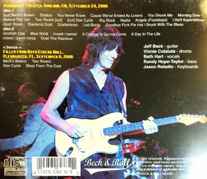 Jeff Beck / Coast Erosion (2CDR)