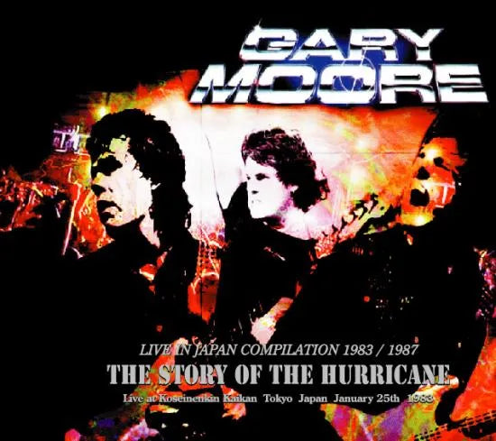 GARY MOORE / The Story Of The Hurricane Live in Japan Compilation 1983/1987 (4CDR)
