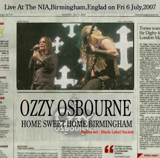 OZZY OSBOURNE / HOME SWEET HOME BIRMINGHAM (2CDR)