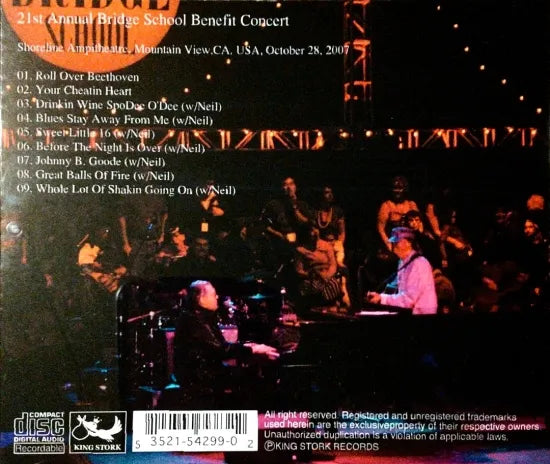 JERRY LEE LEWIS &NEIL YOUNG / BENEFIT CONCERT 2007 (1CDR)