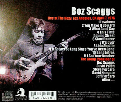 BOZ SCAGGS / ROXY 1976 (1CD)