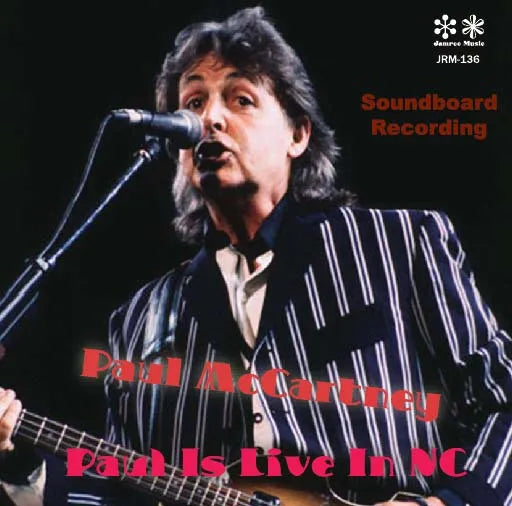 PAUL McCARTNEY / PAUL IS LIVE IN NC SOUNDBOARD (2CDR)