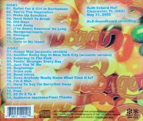 CHICAGO / CLEARWATER 2002 SOUNDBOARD (2CD)