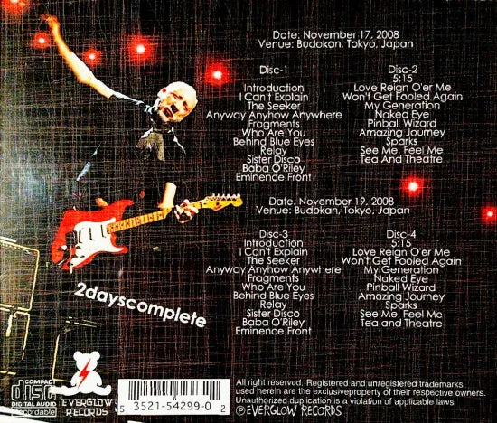THE WHO / Live at Budokan (4CDR)