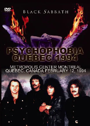 BLACK SABBATH / PSICOFOBIA QUEBEC 1994 (1DVD)