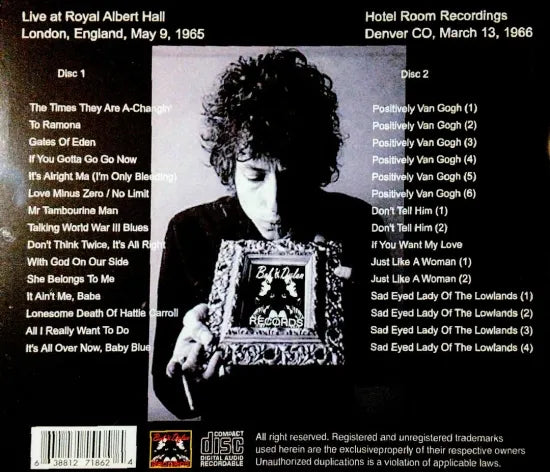 BOB DYLAN / Royal Albert Hall 1965 (2CDR)