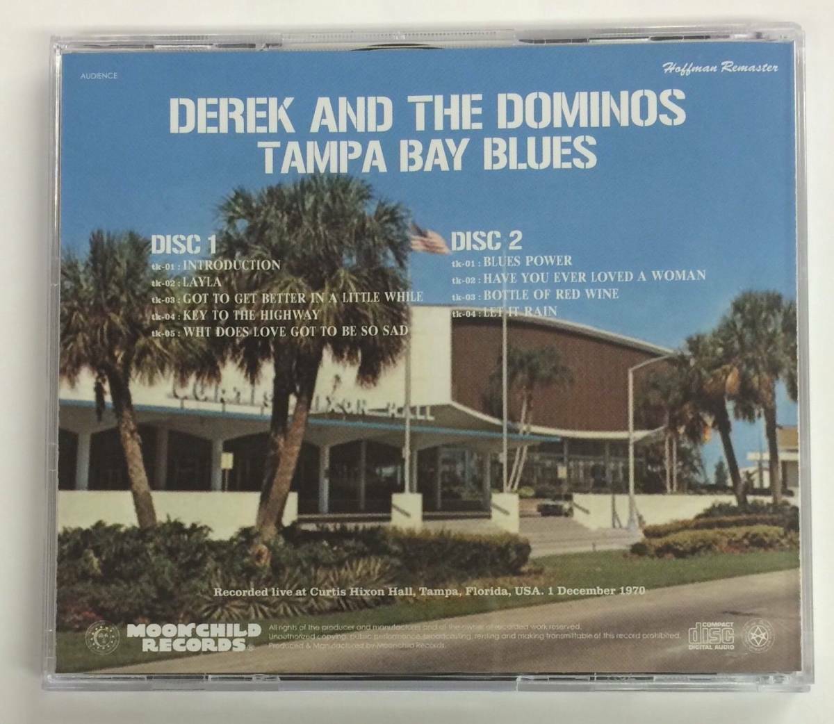 Derek And The Dominos Tampa Bay Blues 1970 CD 2 Discs Set Moonchild Records