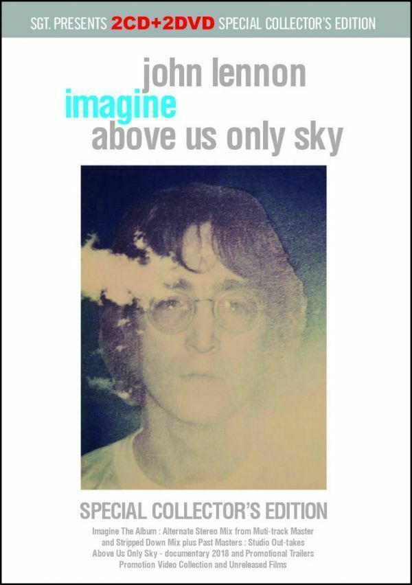 John Lennon Imagine Above Us Only Sky Special Collector's Edition 2 CD 2 DVD Set