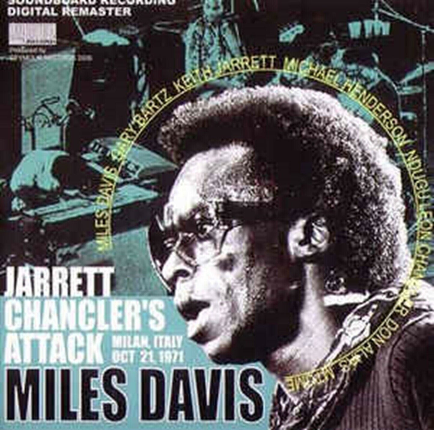 Miles Davis Jarrett Chancler's Attack 1971 Milan CD 1 Disc 5 Tracks Music Jazz