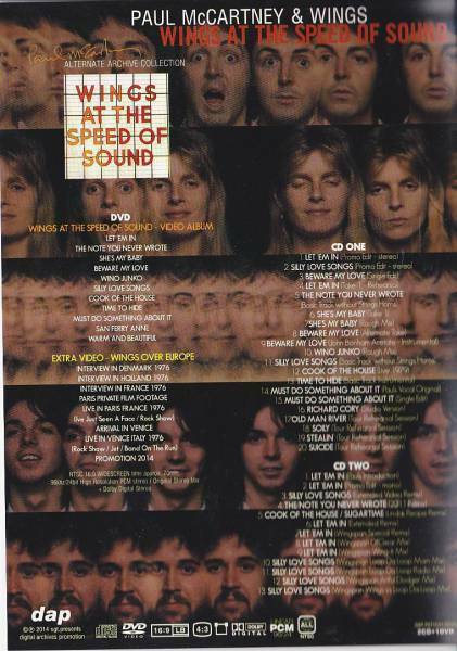 Paul McCartney Wings At The Speed Of Sound 2CD 1DVD Set 33 Tracks Music Rock F/S