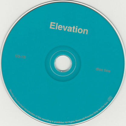 U2 2001 Live Elevation 2CD Florida London Minnesota