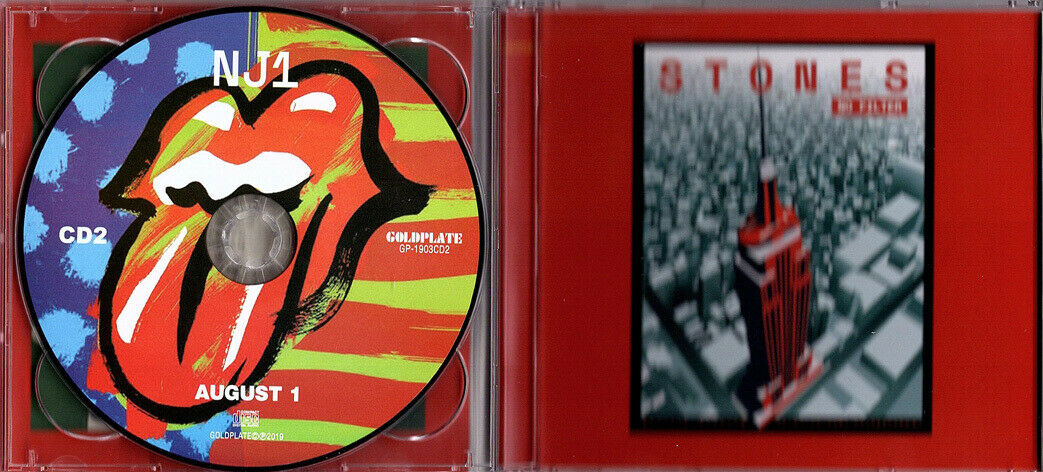 The Rolling Stones No Filter Us Tour August 1 2019 New Jersey CD 2 Discs Set F/S