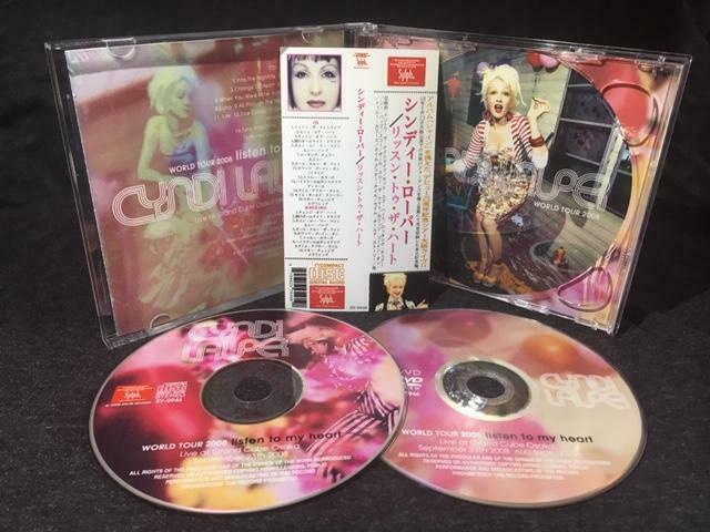Cyndi Lauper Listen To The Heart 2018 Grand Cube Osaka 1CD 1DVD Set Music Rock
