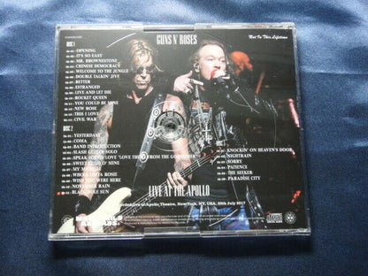 GUNS N' ROSES Live At The Apollo 3CD Moonchild Records