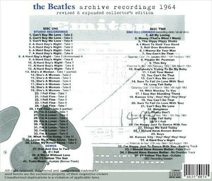 The Beatles ARCHIVE RECORDINGS 1964 Collector's Edition 2CD Revised & Expanded