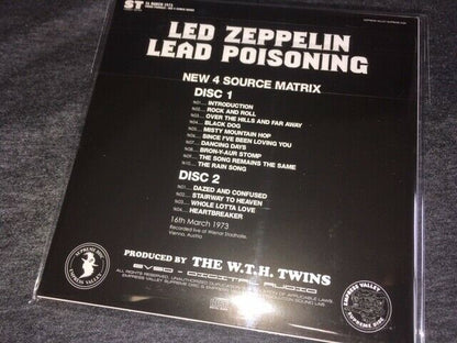 Led Zeppelin Lead Poisoning 2CD 14 Tracks Empress Valley
