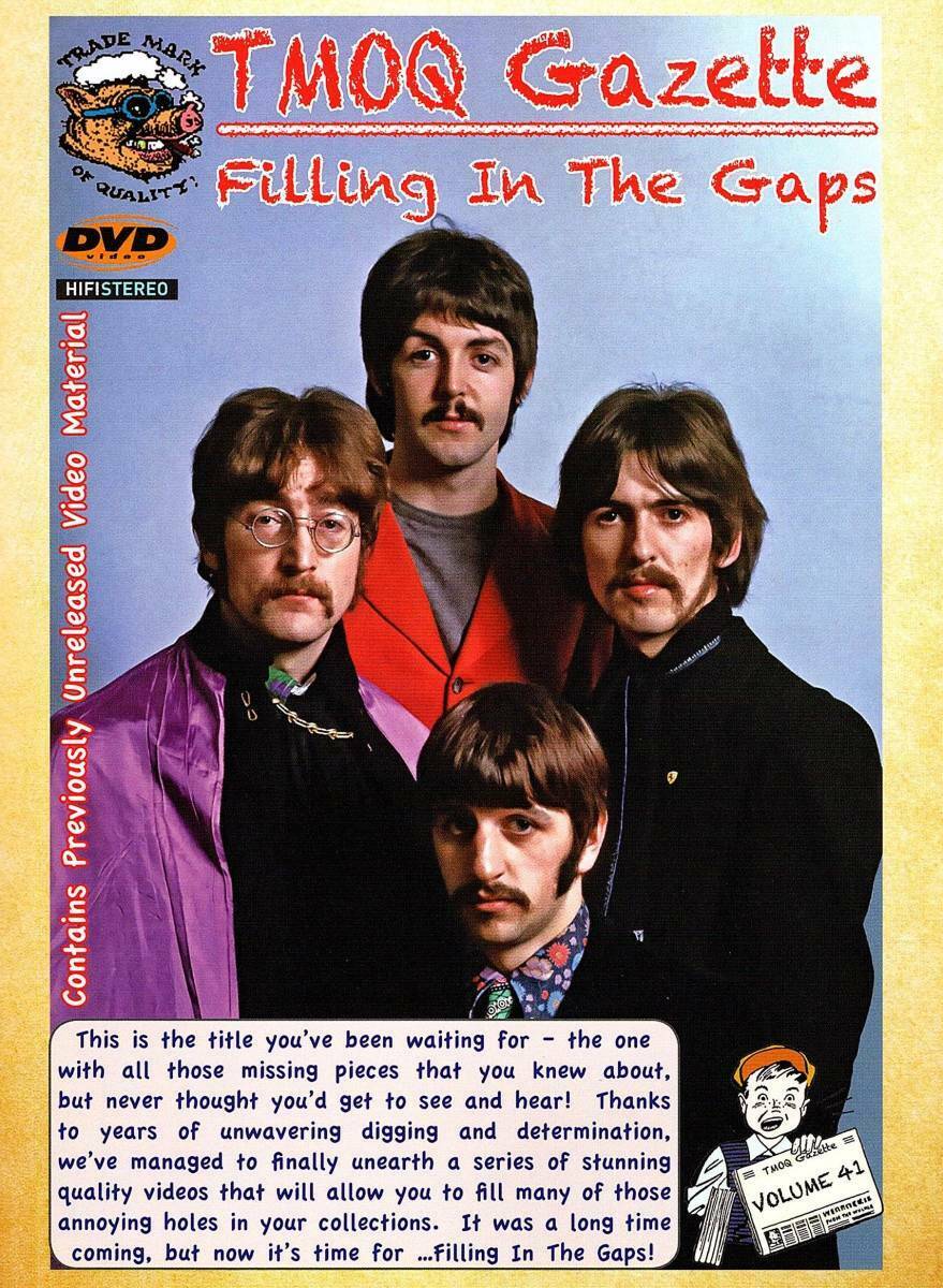 The Beatles Filling In The Gaps 2 DVD Booklet 20 Tracks TMOQ Gazette HMC