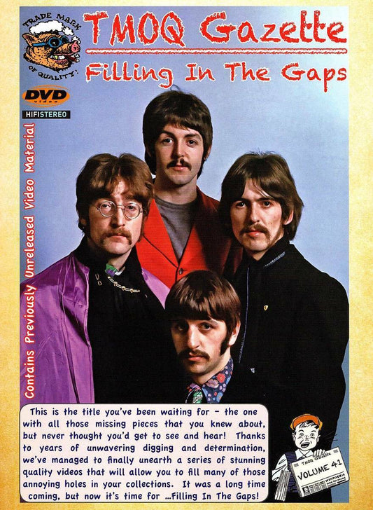 The Beatles / Filling In The Gaps (2DVD) Booklet 20 Tracks TMOQ Gazette HMC