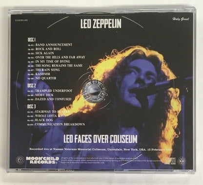 Led Zeppelin Led Faces Over Coliseum 1975 3CD Moonchild Soundboard