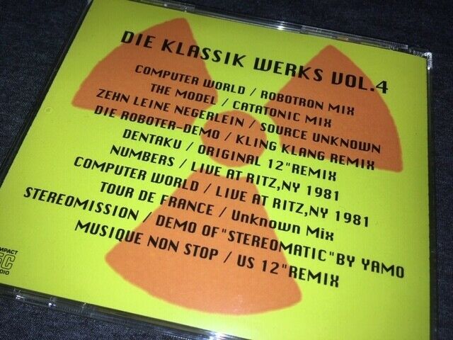 Kraftwerk Die Klassik Werks Vol.4 CD 1 Disc 10 Tracks Digital Remaster Synthpop