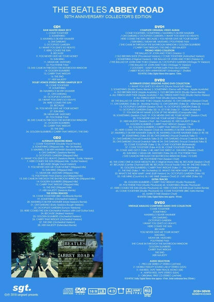 The Beatles SGT Pepper's Special Abbey Road 50th Collector's 7CD 4DVD Set Music