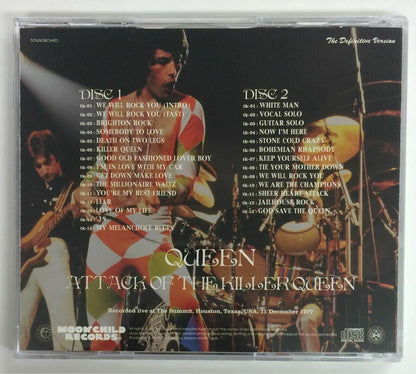 Attack Of The Killer Queen Definitive Version CD 2 Discs Case Set Soundboard