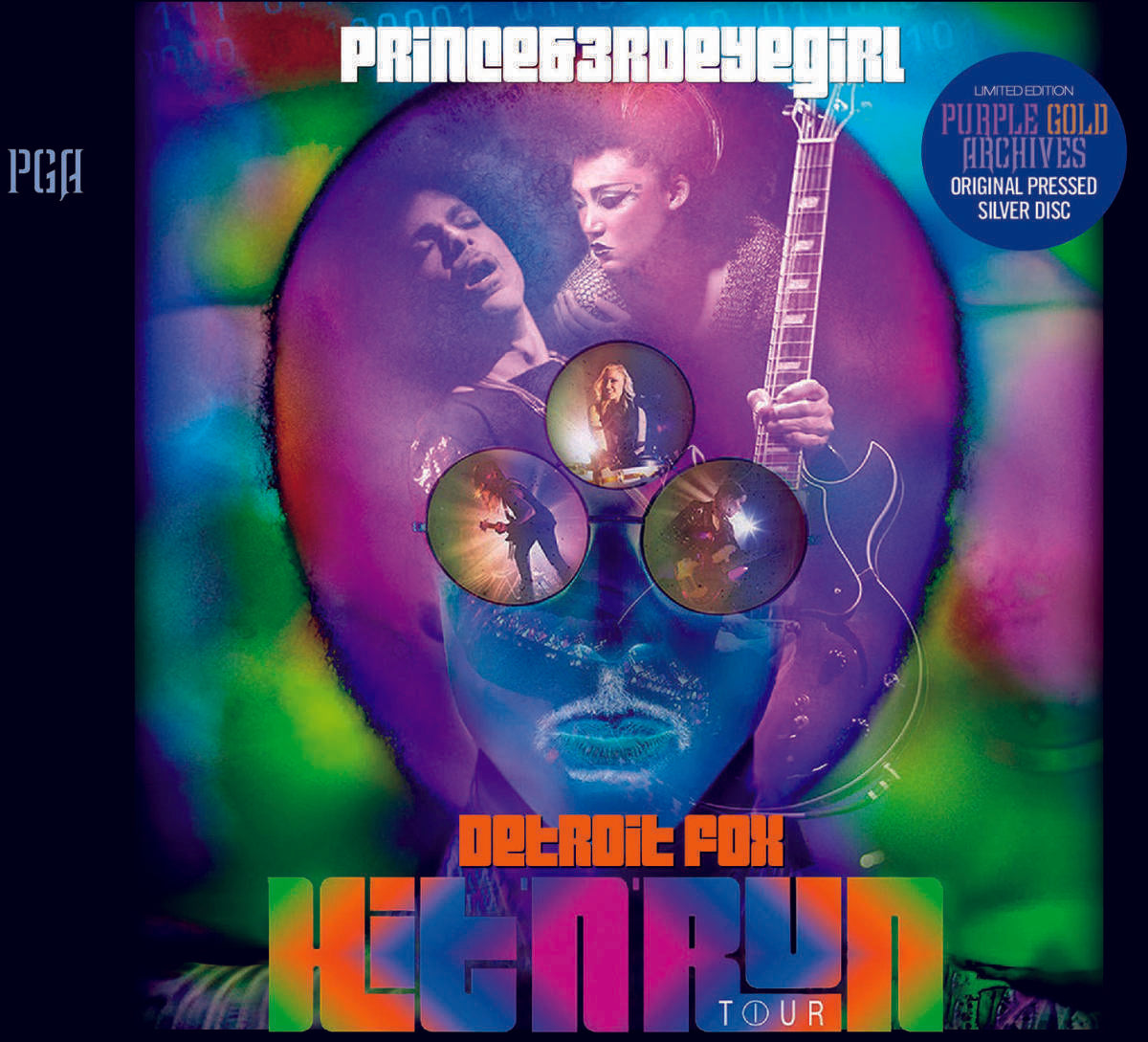 Prince Art Unofficial Age 3RDEYEGIRL HIT'N'RUN TOUR 2015 Detroit Fox PGA 4CD Set