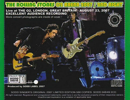 The Rolling Stones O2 Arena London Great Britain August 2007 6CD Set of 3