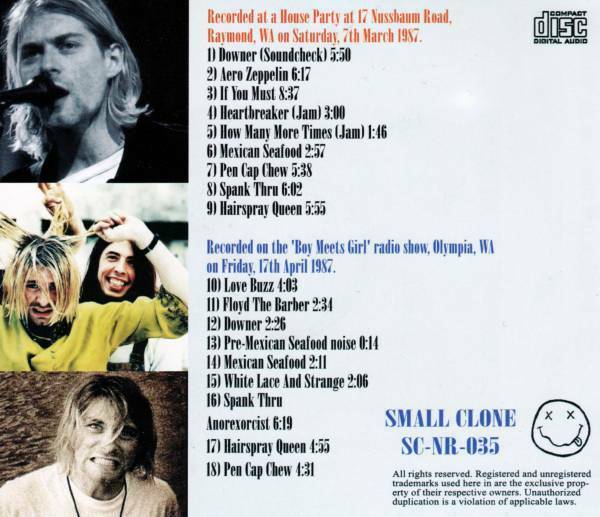 Nirvana 17 NUSSBAUM ROAD ,1ST EXPERIENCE 1CD