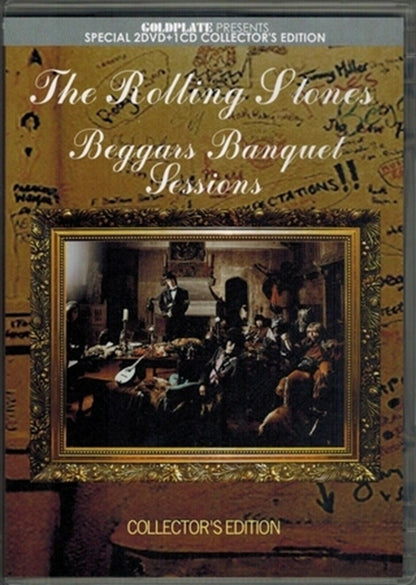 The Rolling Stones Beggars Banquet Sessions Goldplate 1CD 2DVD Set