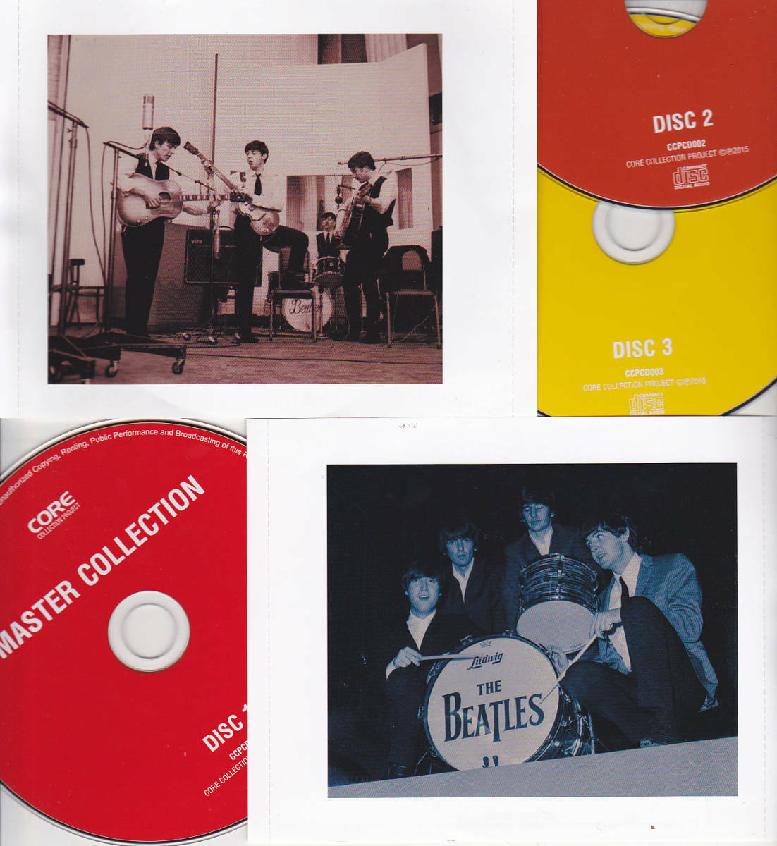 The Beatles Roger Scott Master Collection CD 6 Discs Set 1962 - 1969 No Case F/S