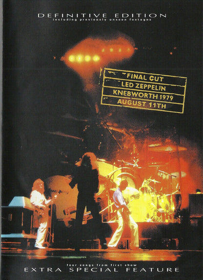Led Zeppelin Knebworth 1979 Final Cut Definitive Edition DVD 2 Discs 25 Tracks