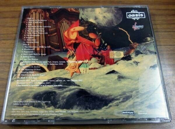 Oasis I Said I Had A Bad Feeling Didn't I!? 2007 2008 CD 2 Discs 22 Tracks Music