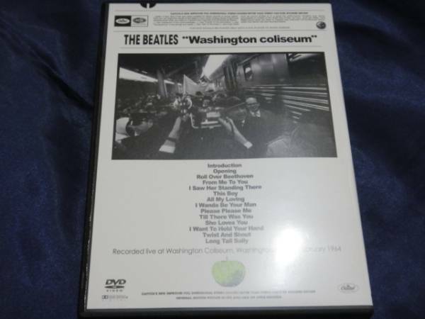 The Beatles Washington Coliseum 1964 February 11 DVD 1 Disc 14 Tracks Music Rock