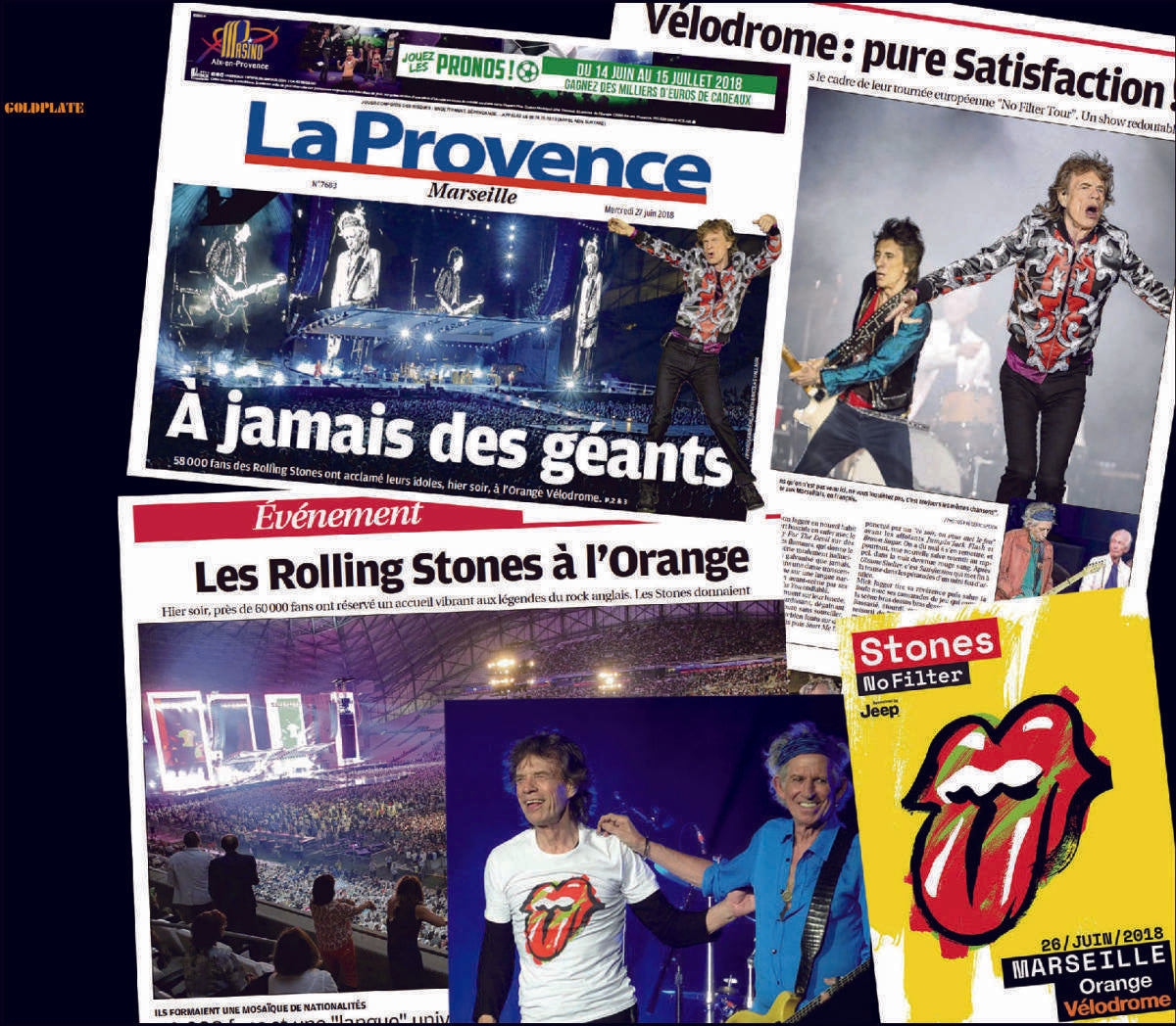 The Rolling Stones No Filter Europe Tour 2018 Marseille Orange 2CD 1DVD 1Blu-ray