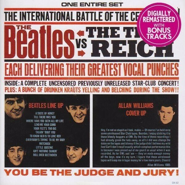 The Beatles Vs The Third Reich CD 1 Disc 20 Tracks Music Rock Pops Japan F/S