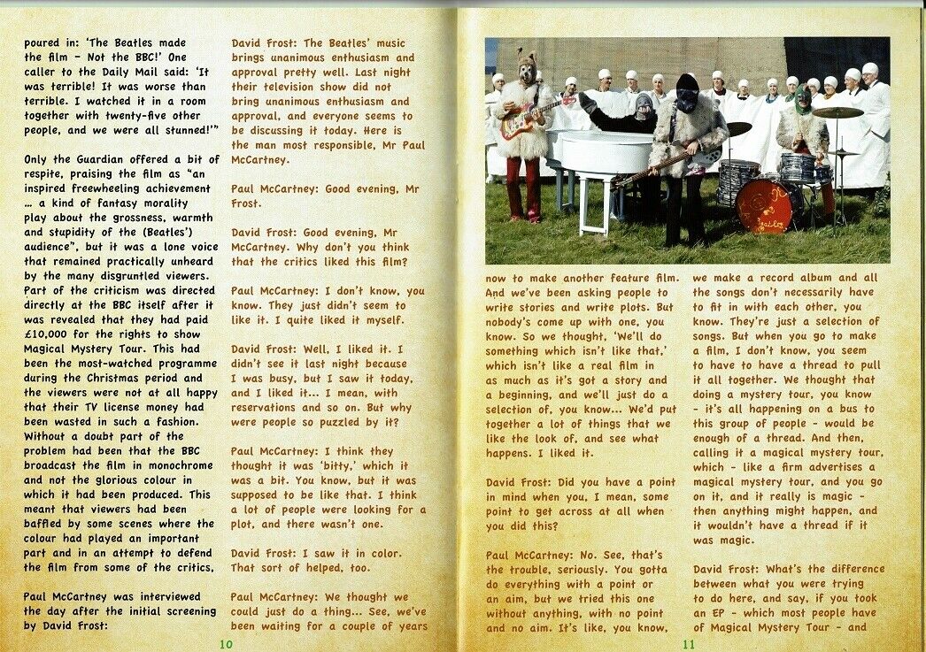 The Beatles The Ultimate Mystery Trip Vol.1 Hop On The Bus 2 DVD Booklet HMC TMOQ Gazette