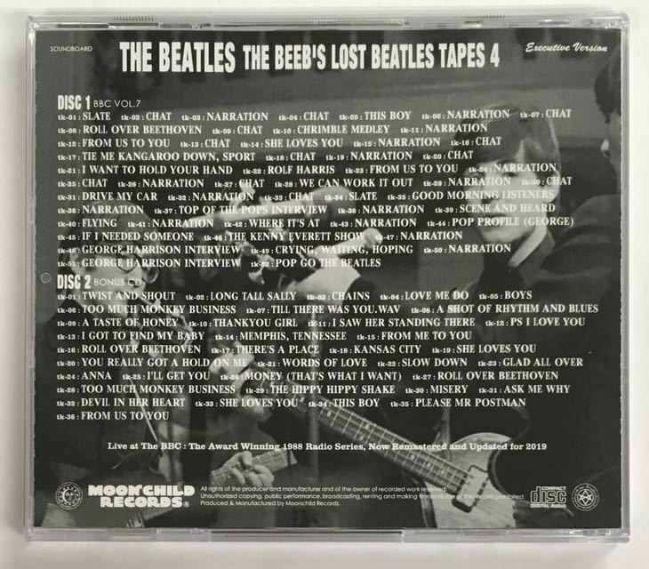 The Beatles The Beeb's Lost Beatles Tapes 8 CD Set Moonchild Soundboard