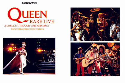 Queen A CONCERT THROUGH TIME AND SPACE RARE LIVE Expanded Collector's Edition 2CD 1DVD Set