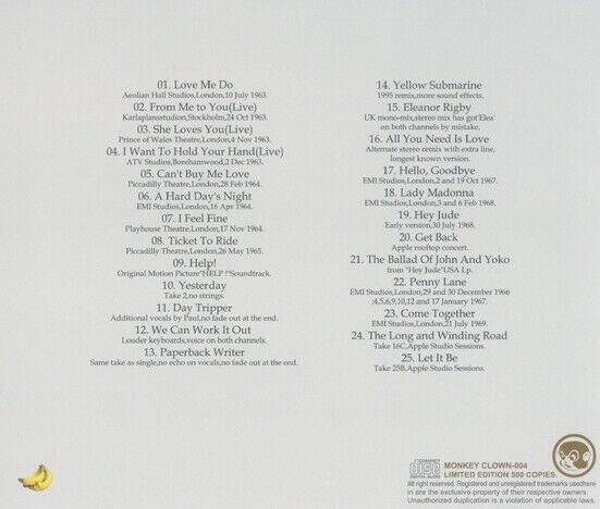 The Beatles 25 Greatest Hits Another Tracks CD 1 Disc 25tks Music Rock Pops F/S